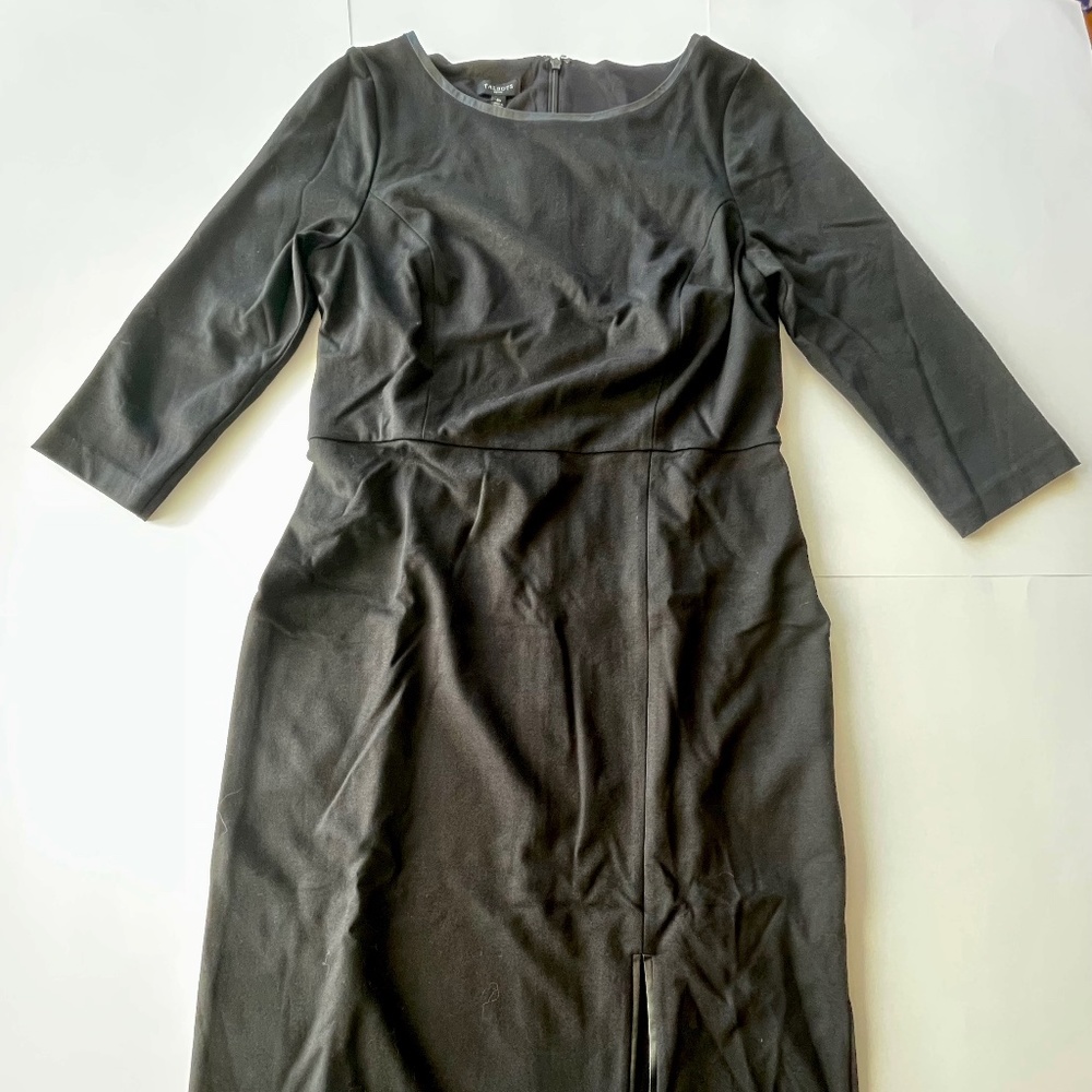 Talbots Tipped Ponte Sheath Dress NWT Size 6P